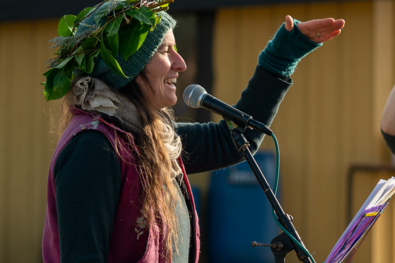 Hosting the annual Wassail at The Community Farm, Chew Magna