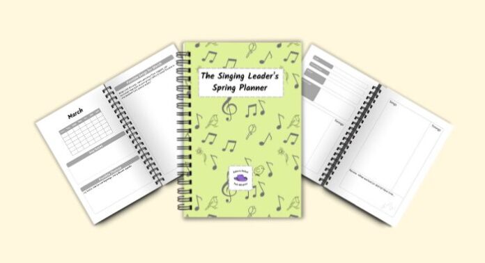 Spring Planner - spiral - Cover and contents